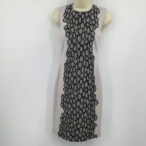 DVF Diane von Furstenberg Tilda Moonlight Grey shift dress knit oval new 6
